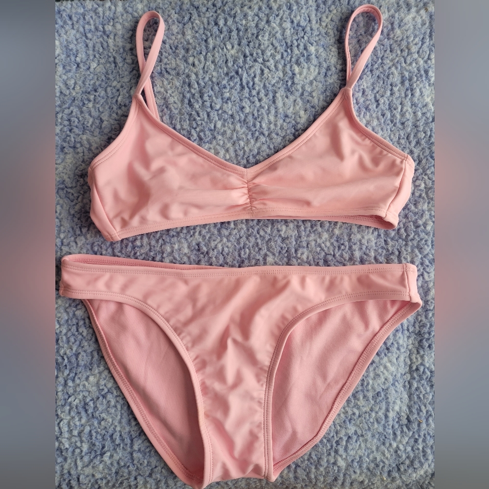 Pink Target Bathing Suit